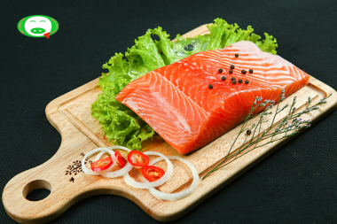 Phi lê Cá Hồi Na Uy tươi phần bụng - Fresh Salmon Fillet from middle to head - 500g (Cần liên hệ đặt hàng trước)