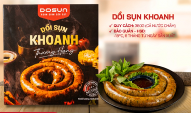 Dồi sụn khoanh thượng hạng gói 380gr (Dosun)