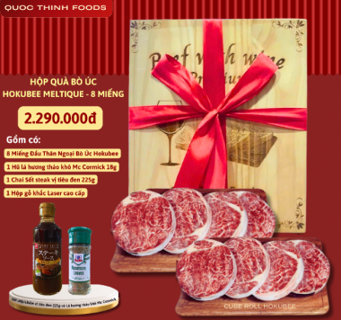 HỘP QUÀ BÒ ÚC HOKUBEE MELTIQUE - 8 MIẾNG