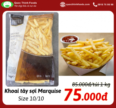 Khoai Tây Sợi Marquise Nhập Khẩu Bỉ - Túi 1kg