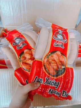 Lạp xưởng nướng đá trắng truyền thống Vua Khói - Gói 700gr