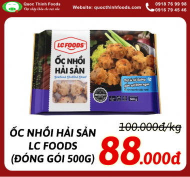 ỐC NHỒI HẢI SẢN LC FOODS - TÍNH KG