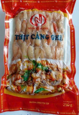 Thịt càng ghẹ Ngon Ngon Food - Khay 250g