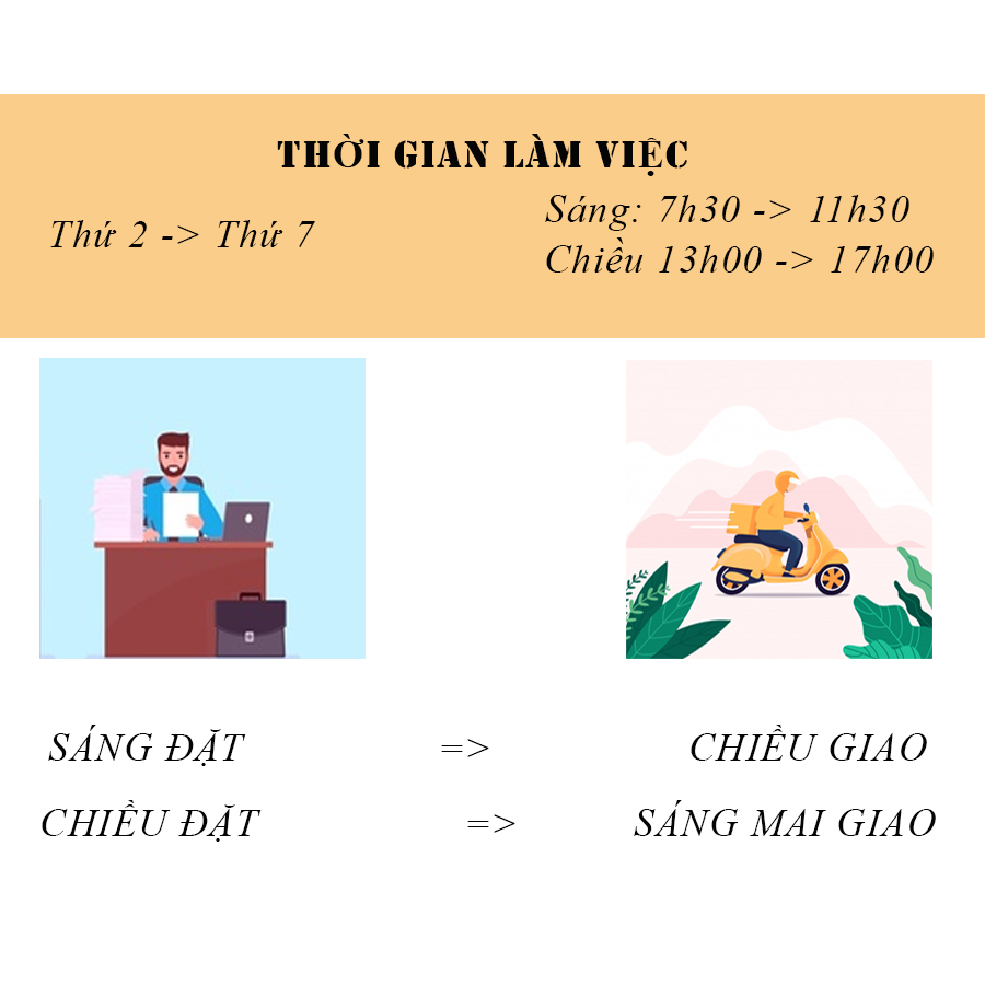 THỜI GIAN LÀM VIỆC