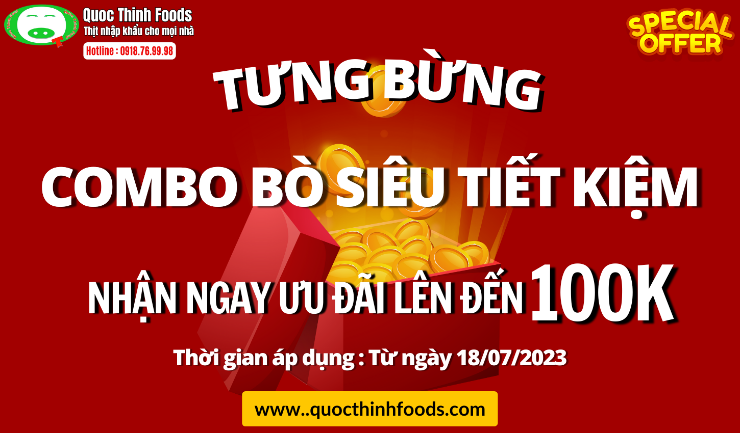 QUOC THINH FOODS RA MẮT COMBO BÒ SIÊU TIẾT KIỆM