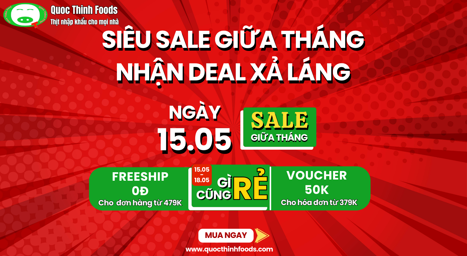 SIÊU SALE GIỮA THÁNG - NHẬN DEAL XẢ LÁNG [15/05/2023]