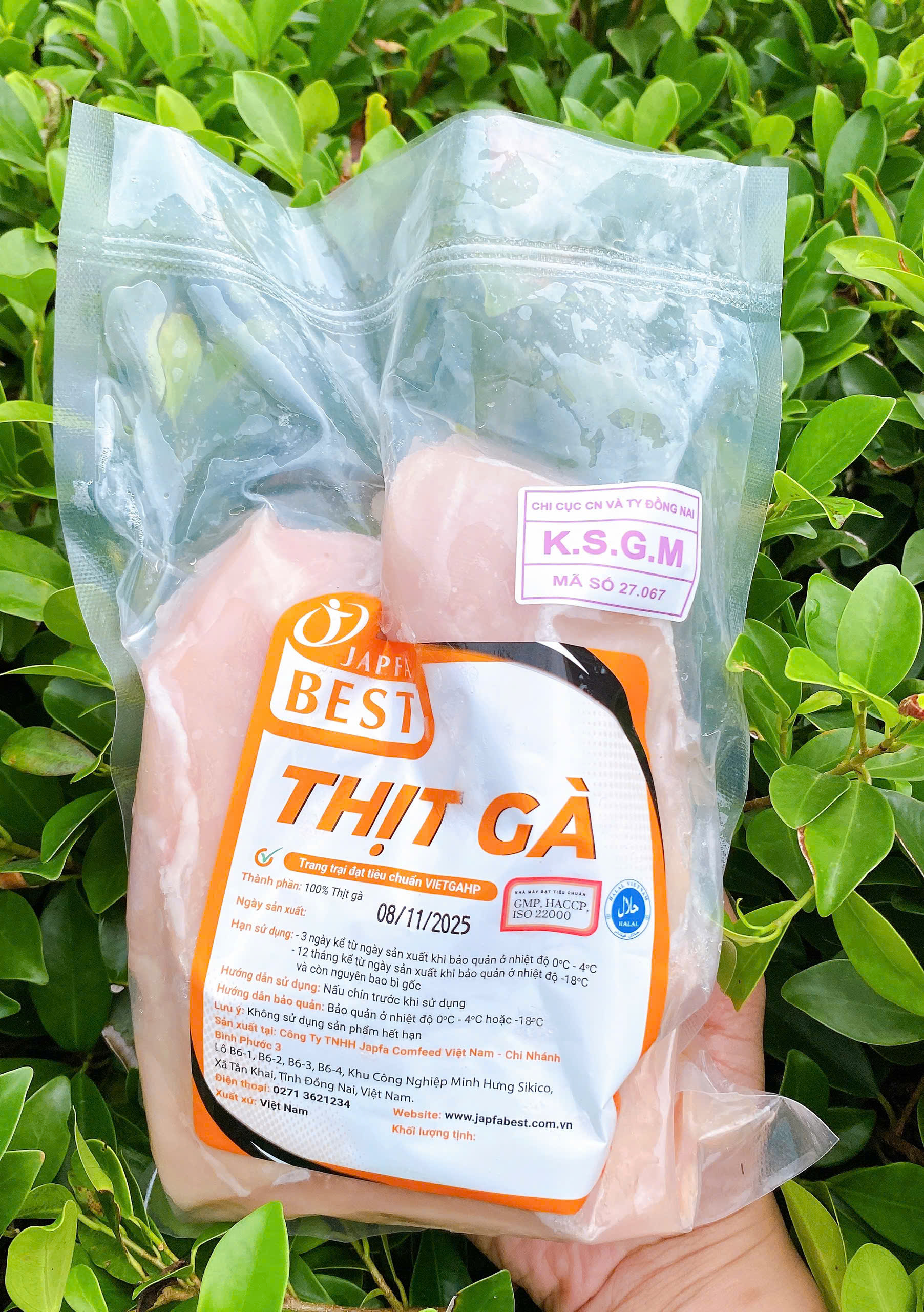 Ức Gà Phi Lê Đông Lạnh 1kg - Boneless Chicken Breast